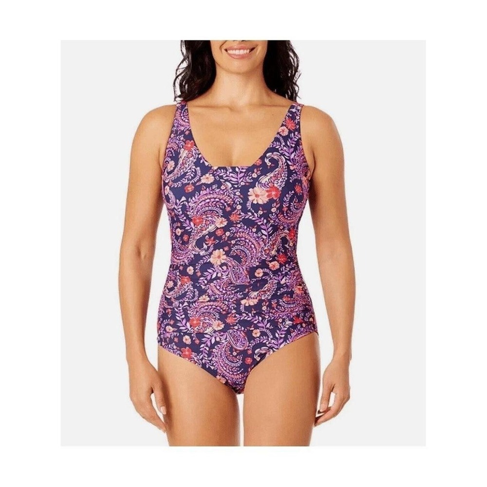 Lands' End Women's Swimsuit-one-piece‎ Sz Small Floral